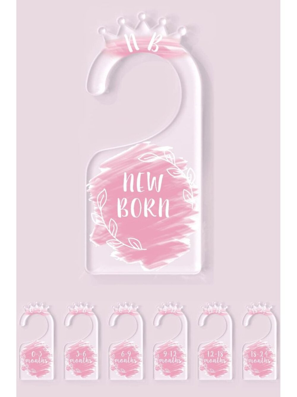 Acrylic Baby Closet Dividers, Baby Clothes Dividers for Closet
